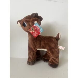 Rudolph the Red Nosed Reindeer DanDee Lightup Dancing Walking Animated Plush VTG